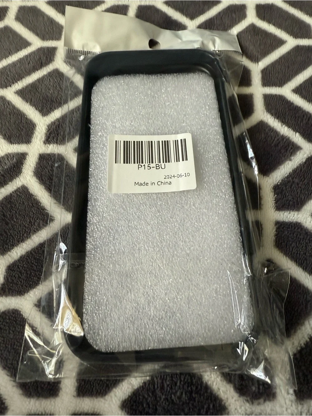 Universal Leather-Style Navy Phone Case with Kickstand for iPhone 15